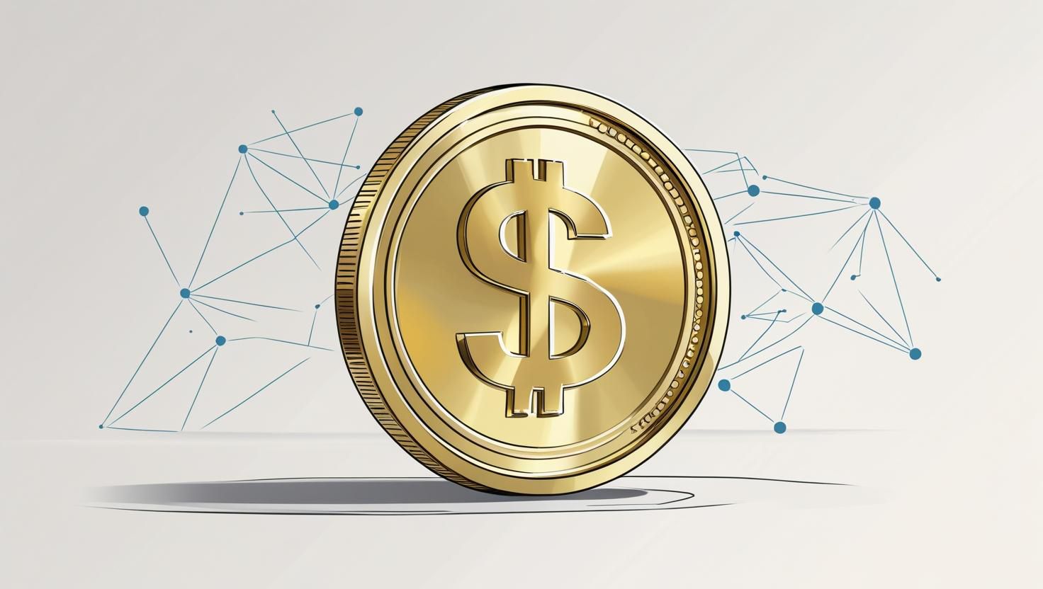 Astylizedillustrationofastablecoindollar2Cdepictedasashininggold 20250610 001352 00001555914372850240578