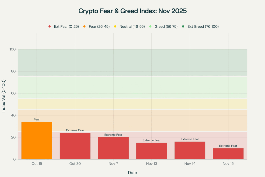 Bitcoin Price Analysis: BTC Plunges to $95K as Extreme Fear Grips Market - Is Altseason Finally Here? The Crypto Fear and Greed Index has plunged to 10, reflecting extreme fear as Bitcoin tests critical support levels
