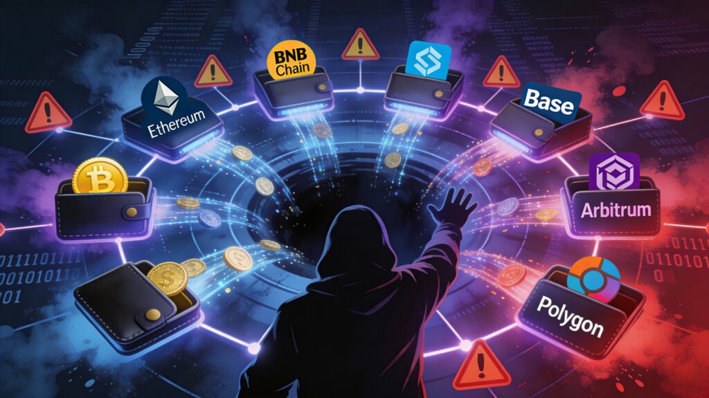 $107K Stolen in Multi-Chain Crypto Wallet Attack