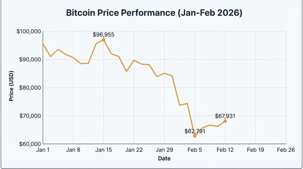 Bitcoin Price Performance Chart