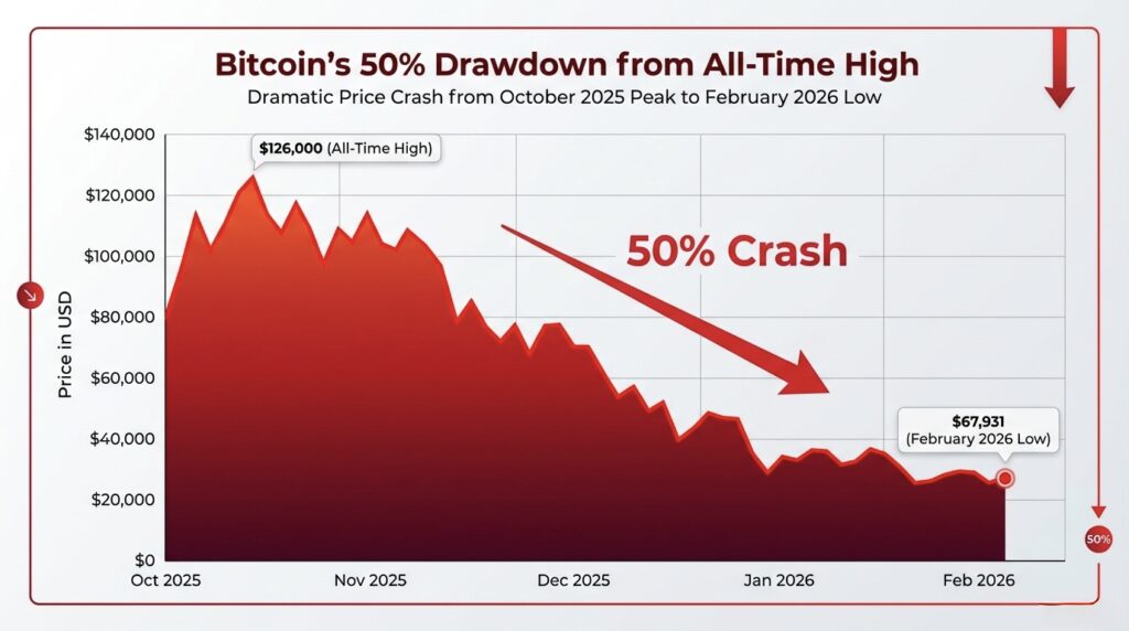 Bitcoin's 50% Drawdown