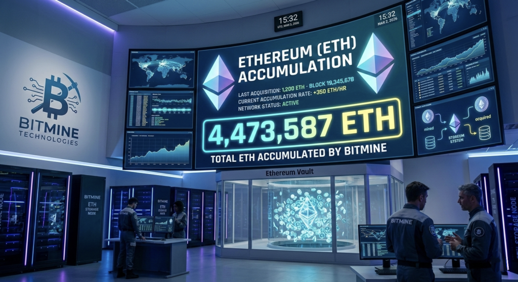 Bitmine Immersion Technologies, Led by Tom Lee, Adds 50,928 ETH Worth $98.6M in One Week, Pushing Holdings to 4.47 Million Tokens